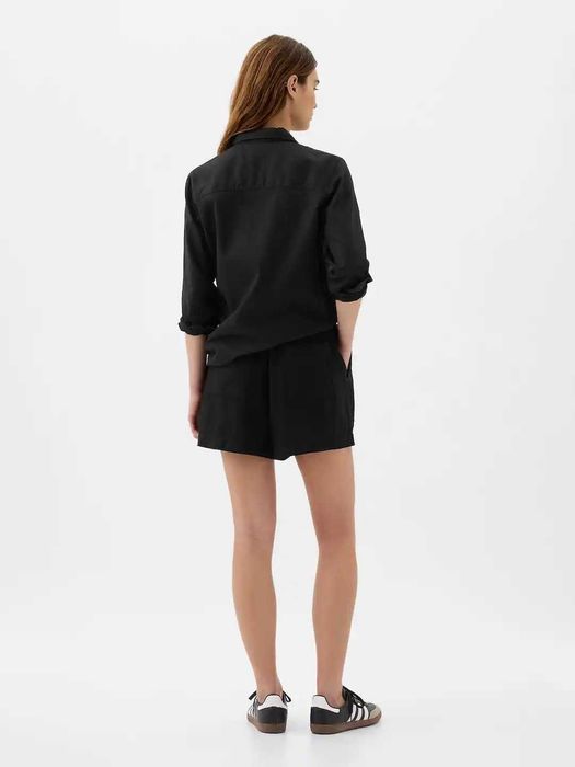 Льняные женские шорты