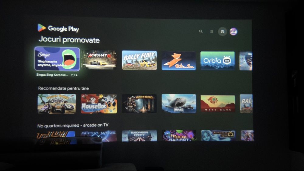 Videoproiector smart