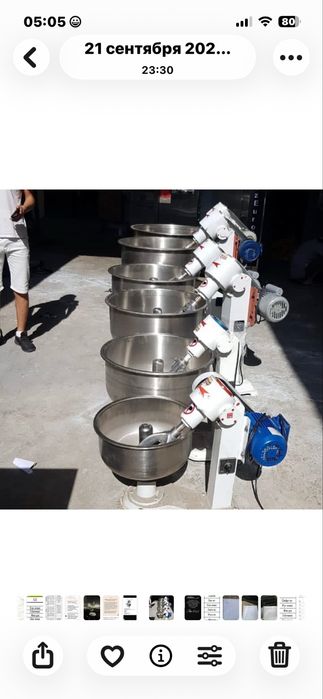 Продается срочно новый тестомес 60л ,