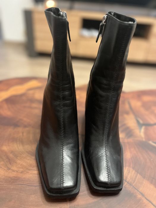 Ghete Zara piele naturala