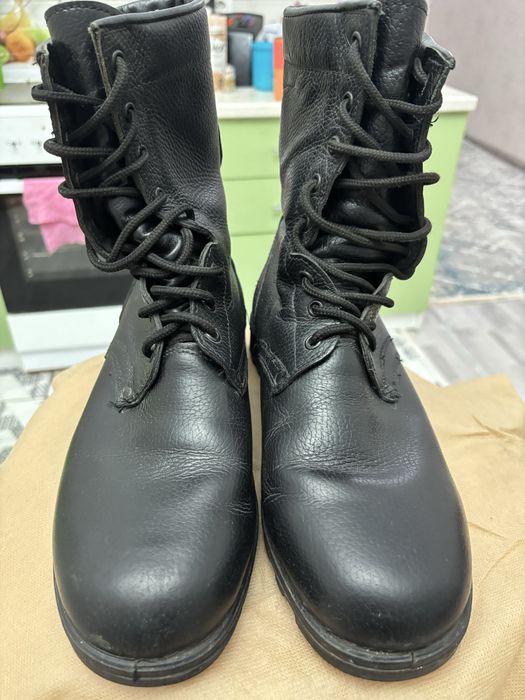 Берцы летние кожаные