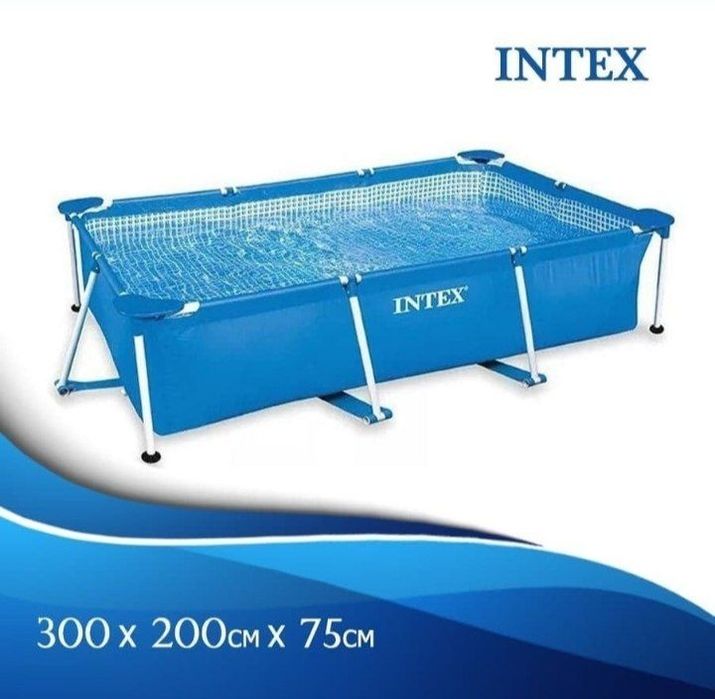 INTEX BASEN  uzunlig:300 cm eni:200 cm balandligi:75 cm