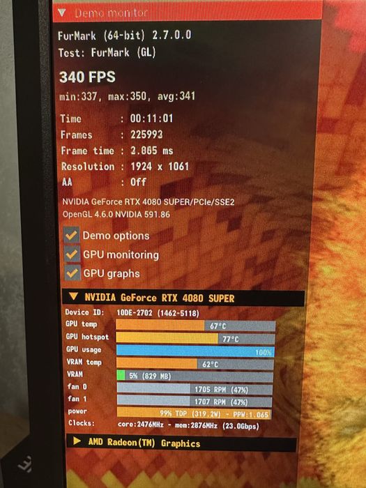 RTX 4080 SUPER MSI VENTUS 3X OC видеокарта