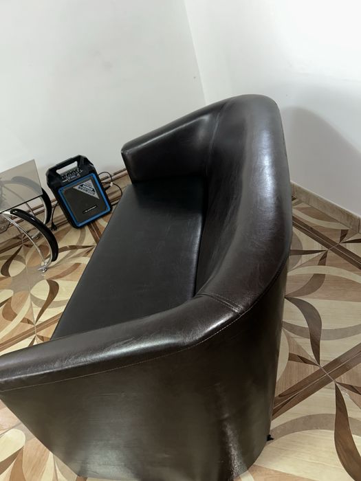 Canapele 2 locuri plus fotoliu piele