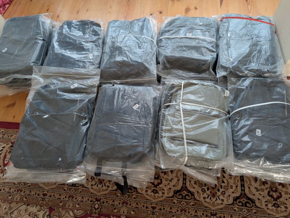 Рюкзак, оптом, для ноутбука 17", с USB портом и код.замком