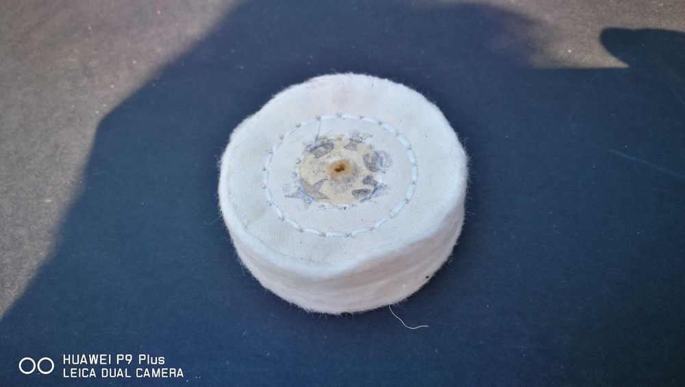 Полираща шайба (кече) от плат и памучна