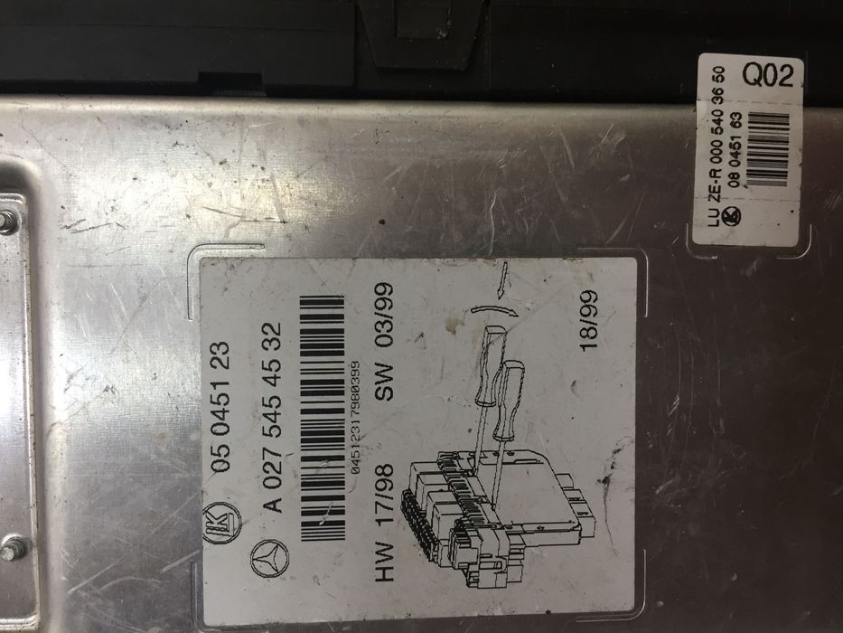 Mercedes w220 s500 SAM модул