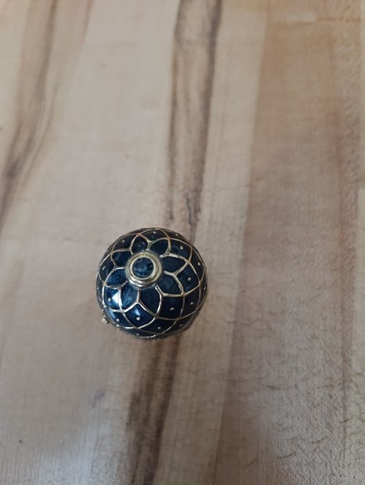 Estee Lauder Blue Gem The Collector's Egg Solid Perfume Compact