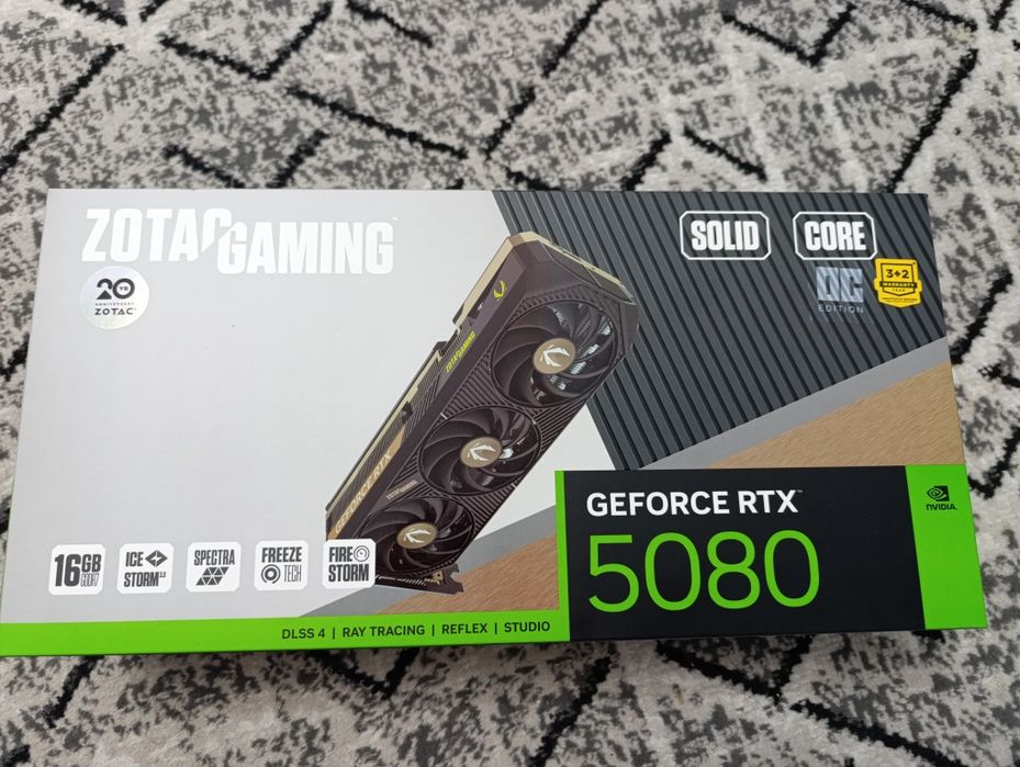 Видеокарта 5080 Zotac 16gb