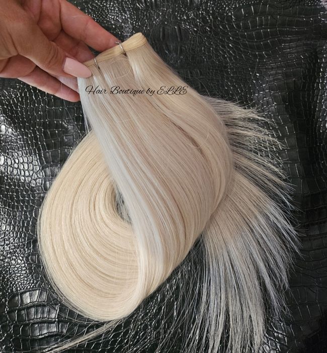 100% Естествена славянска коса + ПОДАРЪК