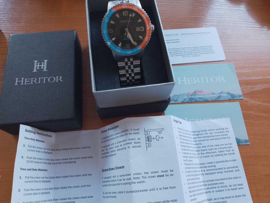 Automatic watch Heritor