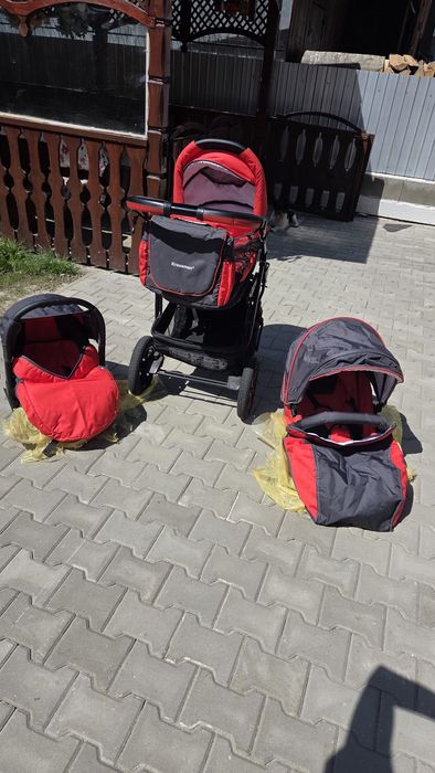 Carucior krausmann 3 in 1 plus carucior sport