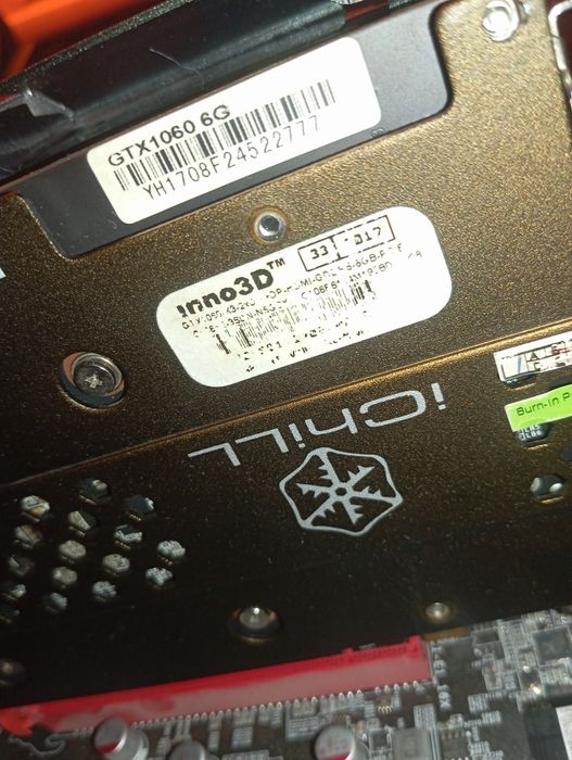 GTX 1060 iChill  inno3D 6gb