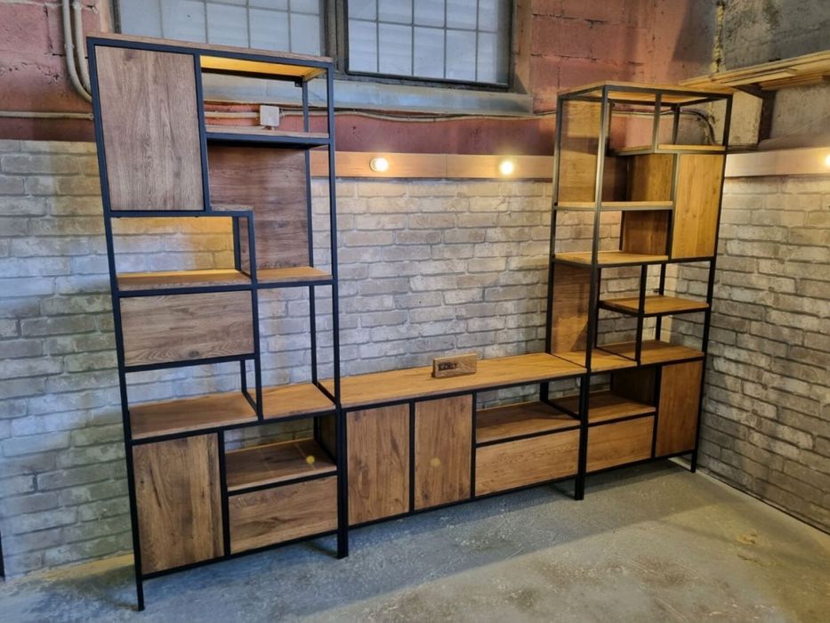 Loft stelaj от производителя | на заказ лофт мебел mebel parta стеллаж