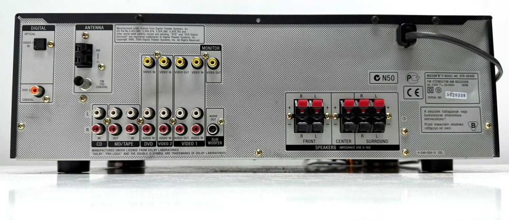 Sony STR DE 495 – Amplificator 5.1 Receiver DTS Dolby Digital Optical
