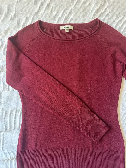 Мека тъмно червена блузка Koton