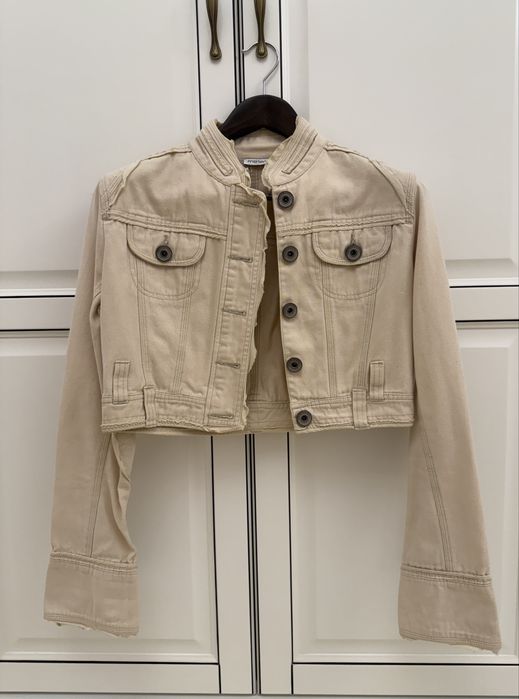 Geaca scurta Motivi, culoare bej, marimea S