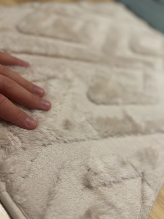 Covoraș de baie pufos, antiderapant – super absorbant, nou