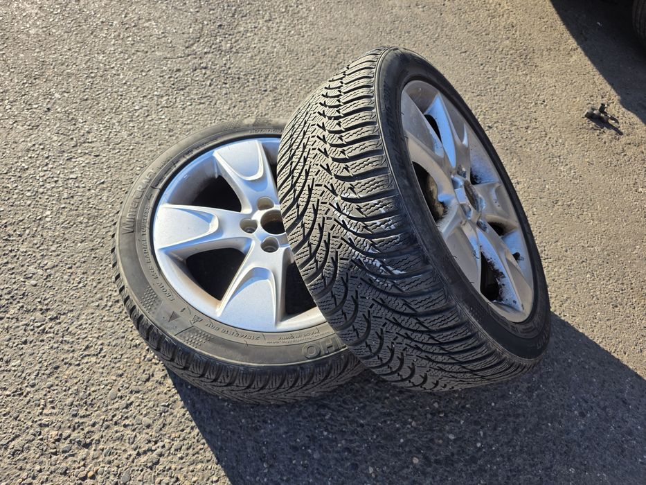 Set 4 Jante Aliaj 16" + Anvelope Iarnă Kumho 215/45 R16 – Stare Foarte Bună