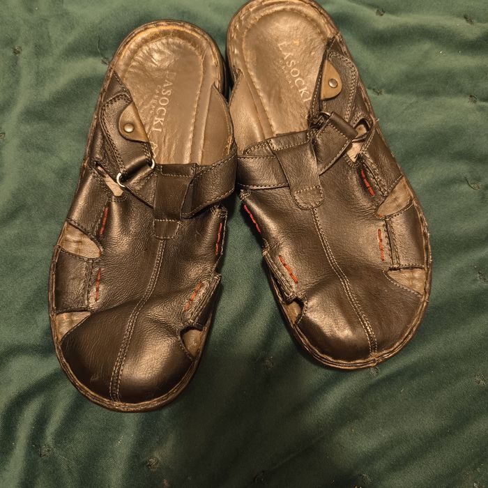 Papuci casual de piele naturala La shocki 41