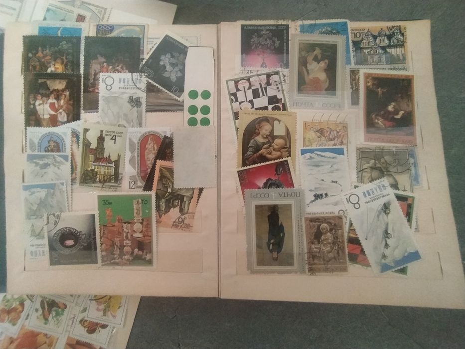 Марки разные значки