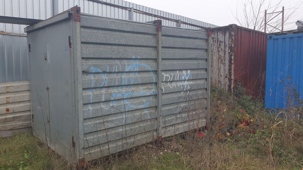 Container depozitare, magazie din tabla zincata 3m x 2.2 m