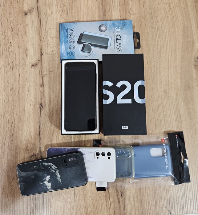 Samsung Galaxy S20, Dual SIM, 8GB RAM, 128GB, 5G, Cloud White