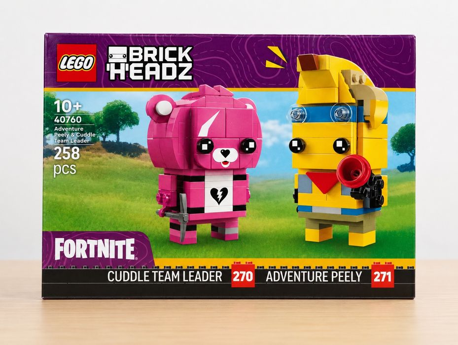 LEGO BrickHeadz Fortnite 40760 Adventure Peely & Cuddle Team Leader SIGILAT