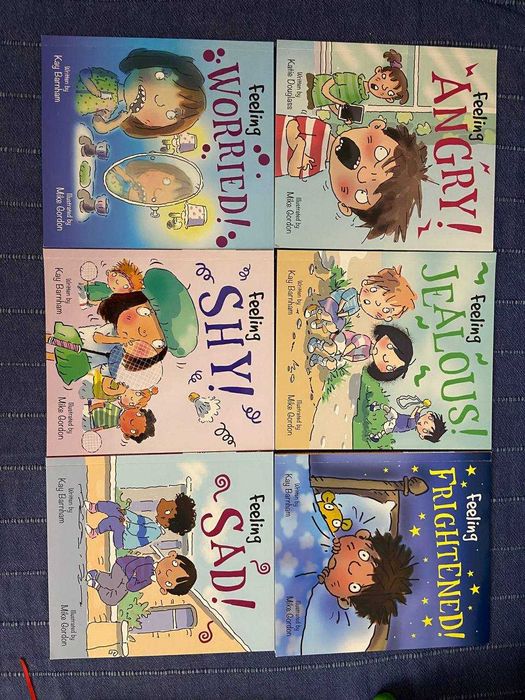 Серия книг на английском The Feelings and Emotions (6 книг)