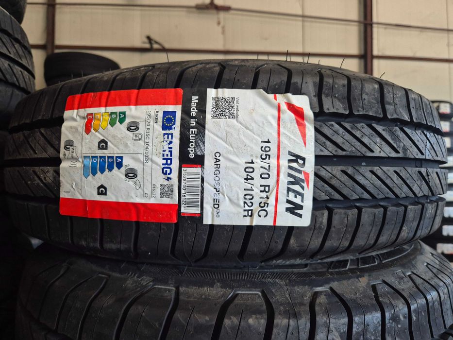 4 Anvelope de VARA - 195/70/15C - RIKEN CARGOSPEED - NOU - DOT 2023 ! SUPER PRET OFERTA !!