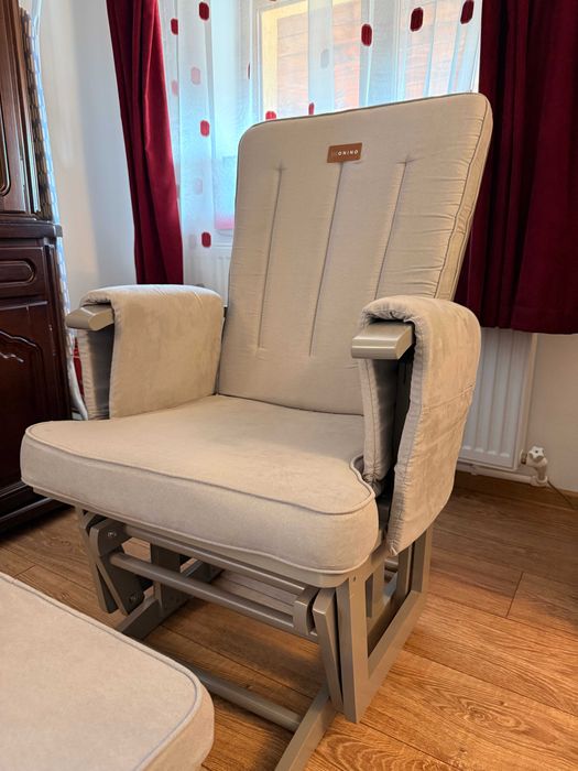 Fotoliu reglabil pentru alaptare, cu suport de picioare, ONINO CALM.me