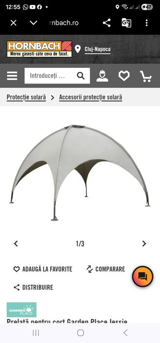 FOISOR  pe structura metalica 4×4×3m