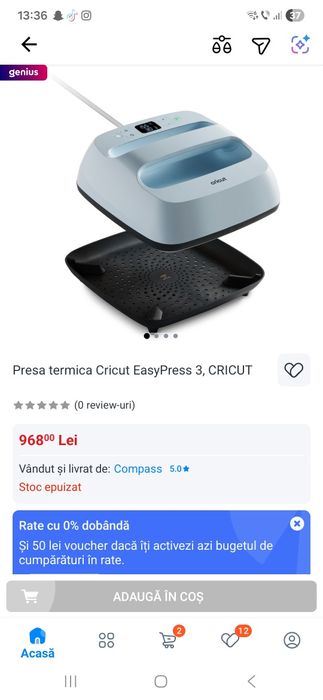 Presa termica Cricut EasyPress 3, CRICUT