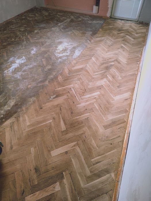 Безпрахово циклене на паркет и дюшеме 20евро