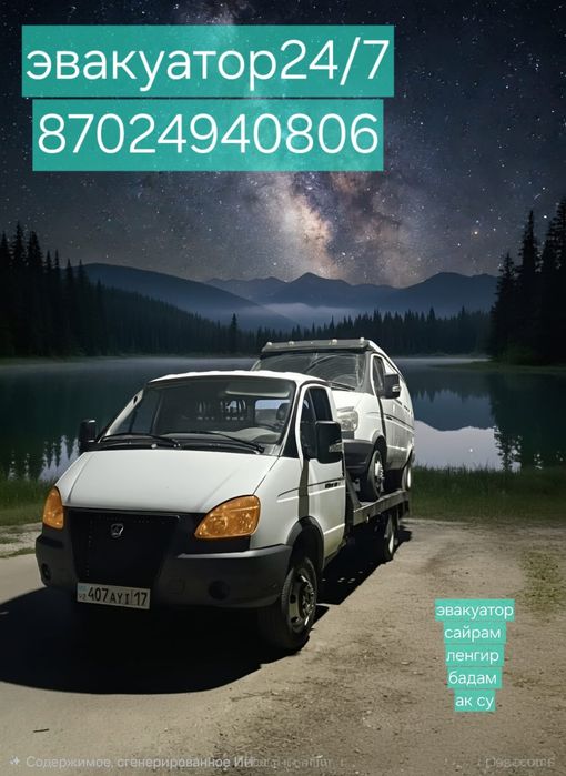 Эвакуатор Арзан Бағада 24/7