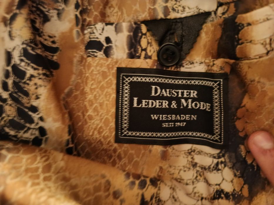 Geaca designer de piele neagră
