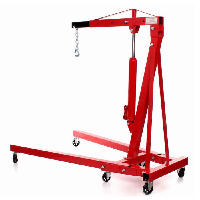 Macara de atelier pentru motoare, capacitate 2 tone, Kraft