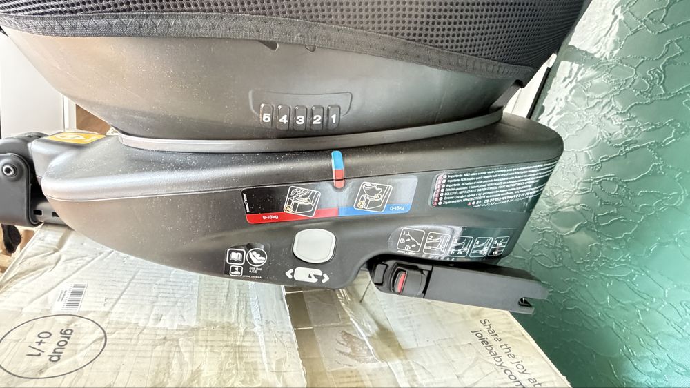 Scaun auto rotativ Joie Spin 360 (0-18 kg) – ISOFIX