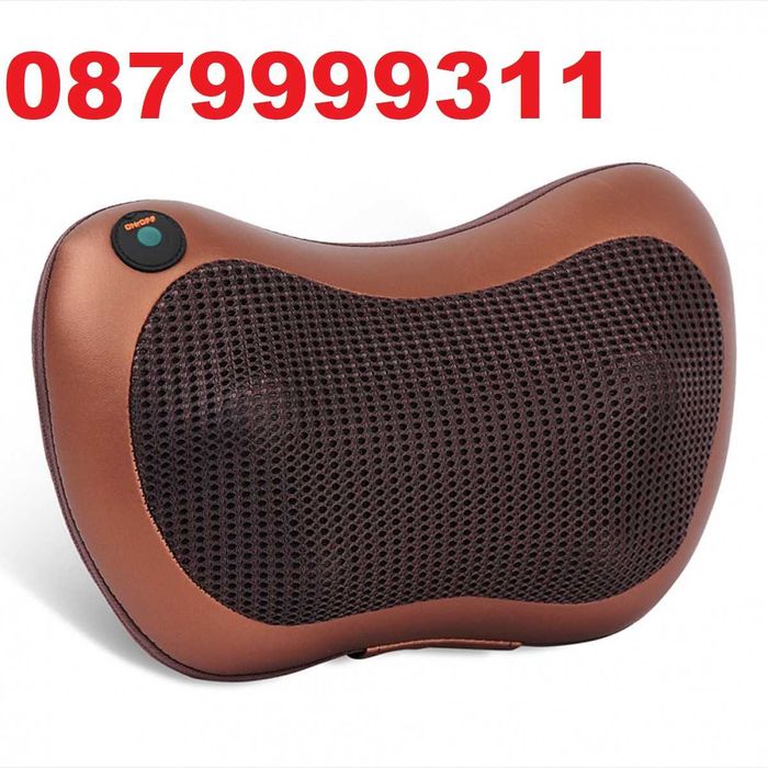 Масажна възглавница масажор цяло тяло рамена врат крака кола шиатсу