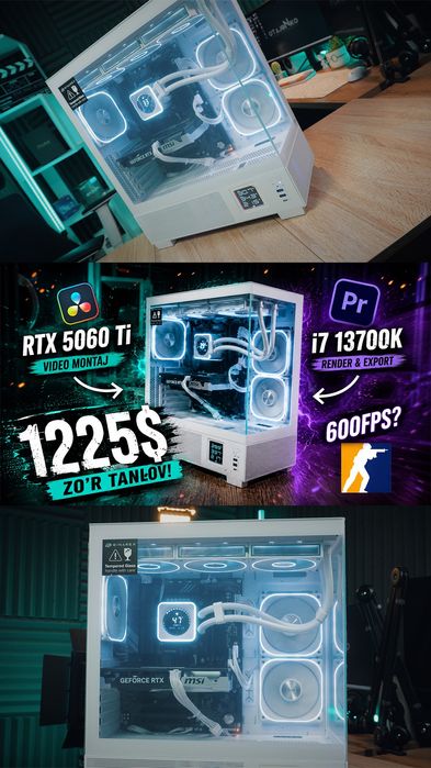 Gigabyte Z790+i7 13700K+16Gb+NVMe 1Tb+RTX5060Ti