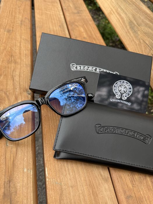 Очили Chrome Hearts Blue Lens