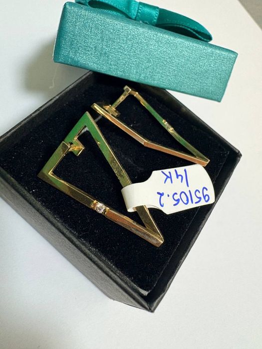 Cercei aur deosebiți 14k 3,12gr (cdc)