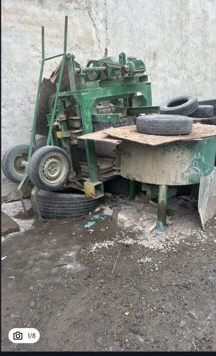 Пескоблочный станок