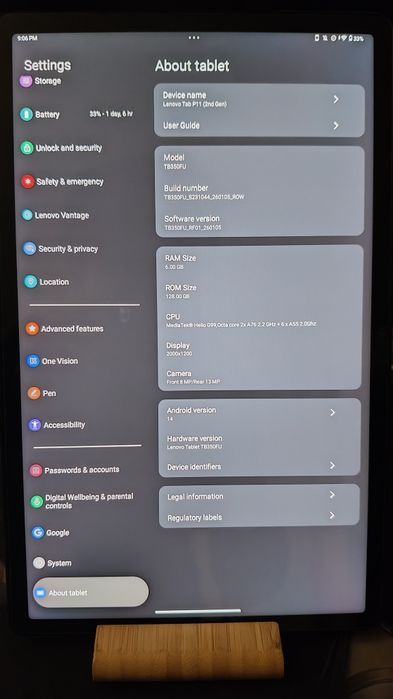 Tableta Lenovo P11 gen 2 in stare perfecta