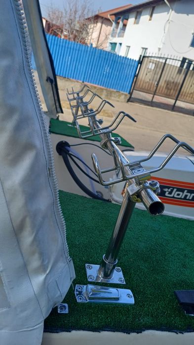 Suport pentru lansetă din inox – montaj pe barcă