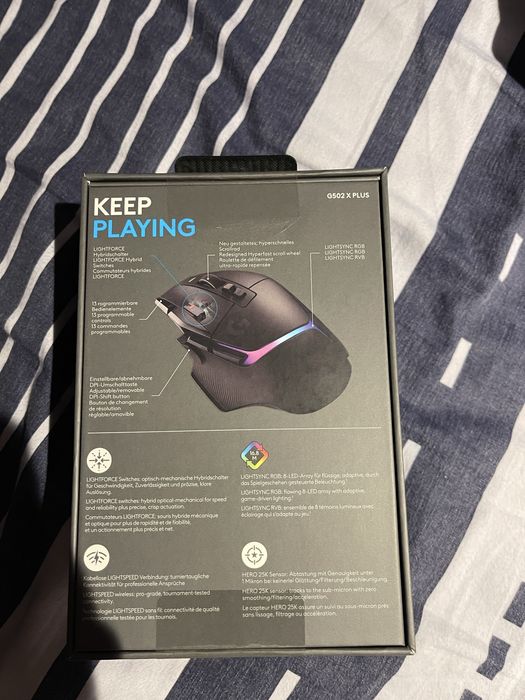 Logitech G502x plus