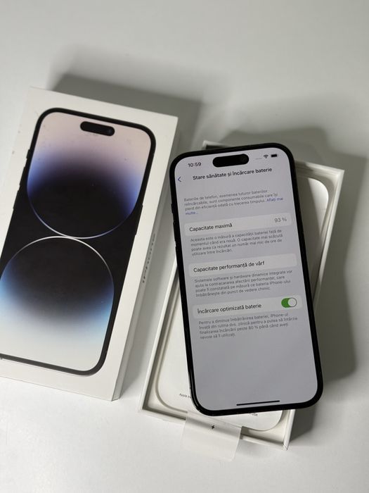 iPhone 14 Pro 512 GB 93% impecabil full box !