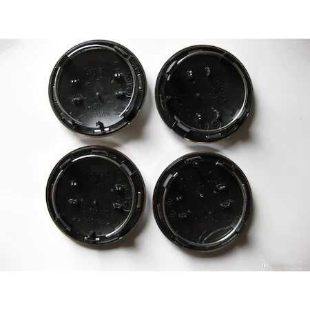 Set 4 Embleme Capace Jante Roti Audi 69MM Negru/Gri/Crom 4B0601170A