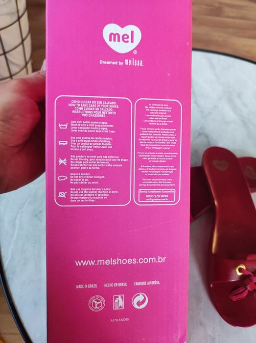 Papuci cauciuc parfumat Melissa mărimea 38