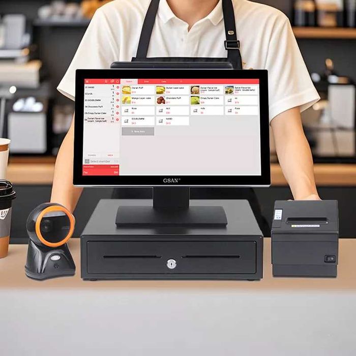 Kassa Aparat monoblok pos sistema skaner orbit pos printer